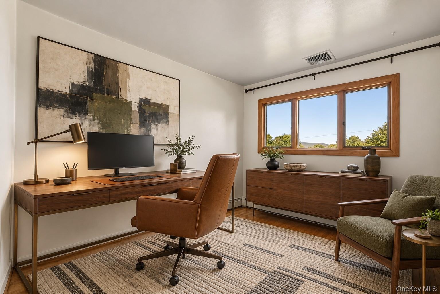 Third Bedroom - Virtually Staged as Home Office