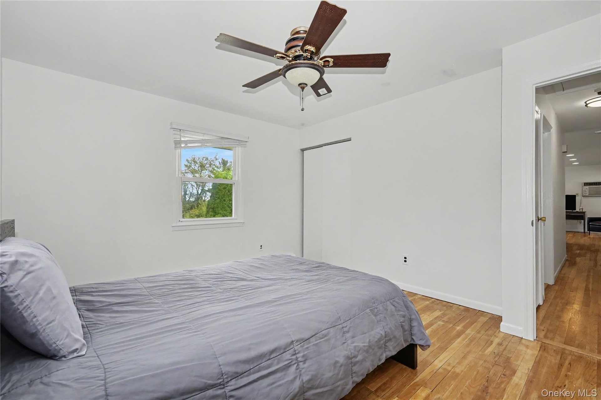 Third amply sized bedroom with great natural light and ceiling fan
