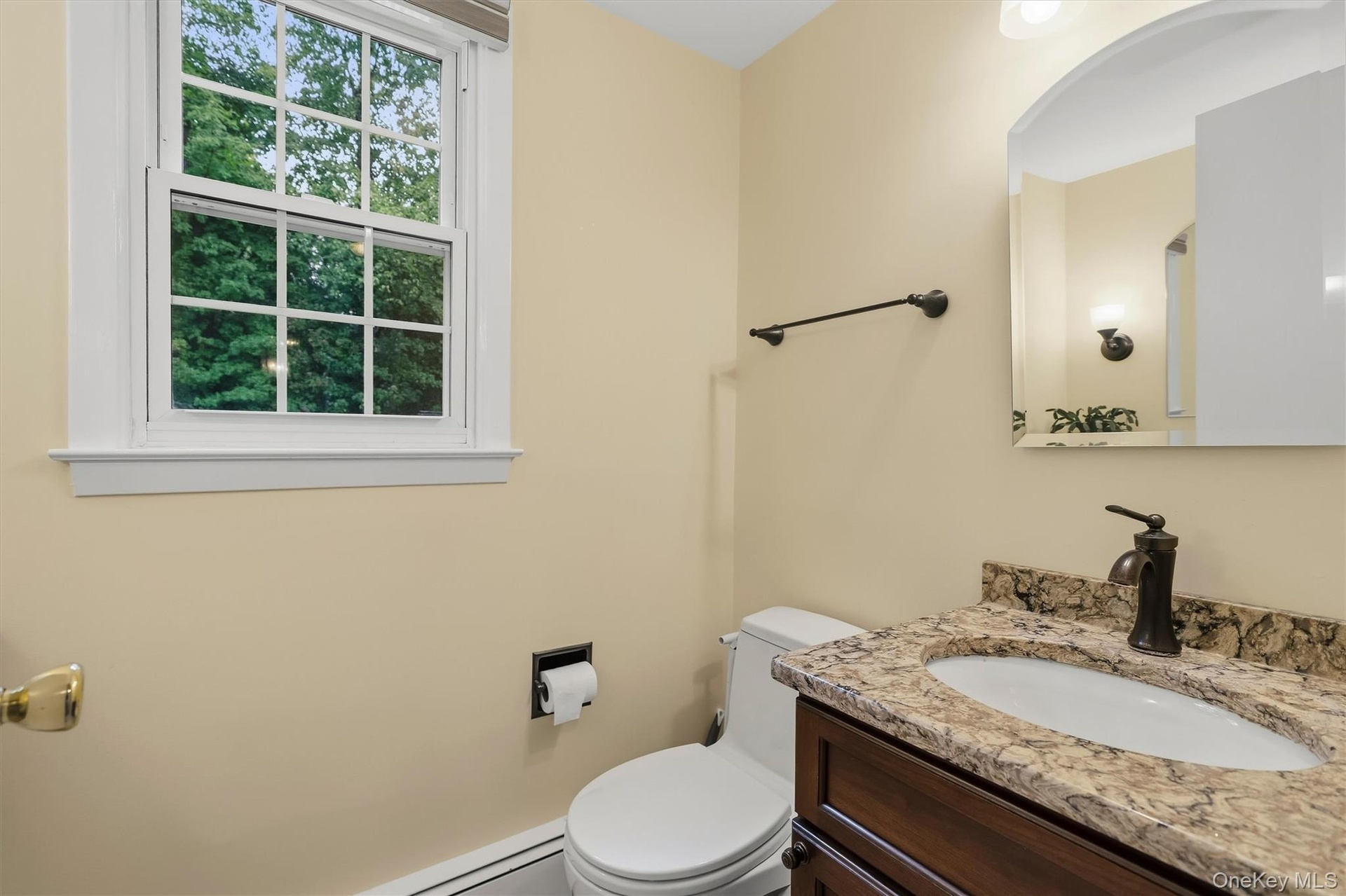 Downstairs half bath