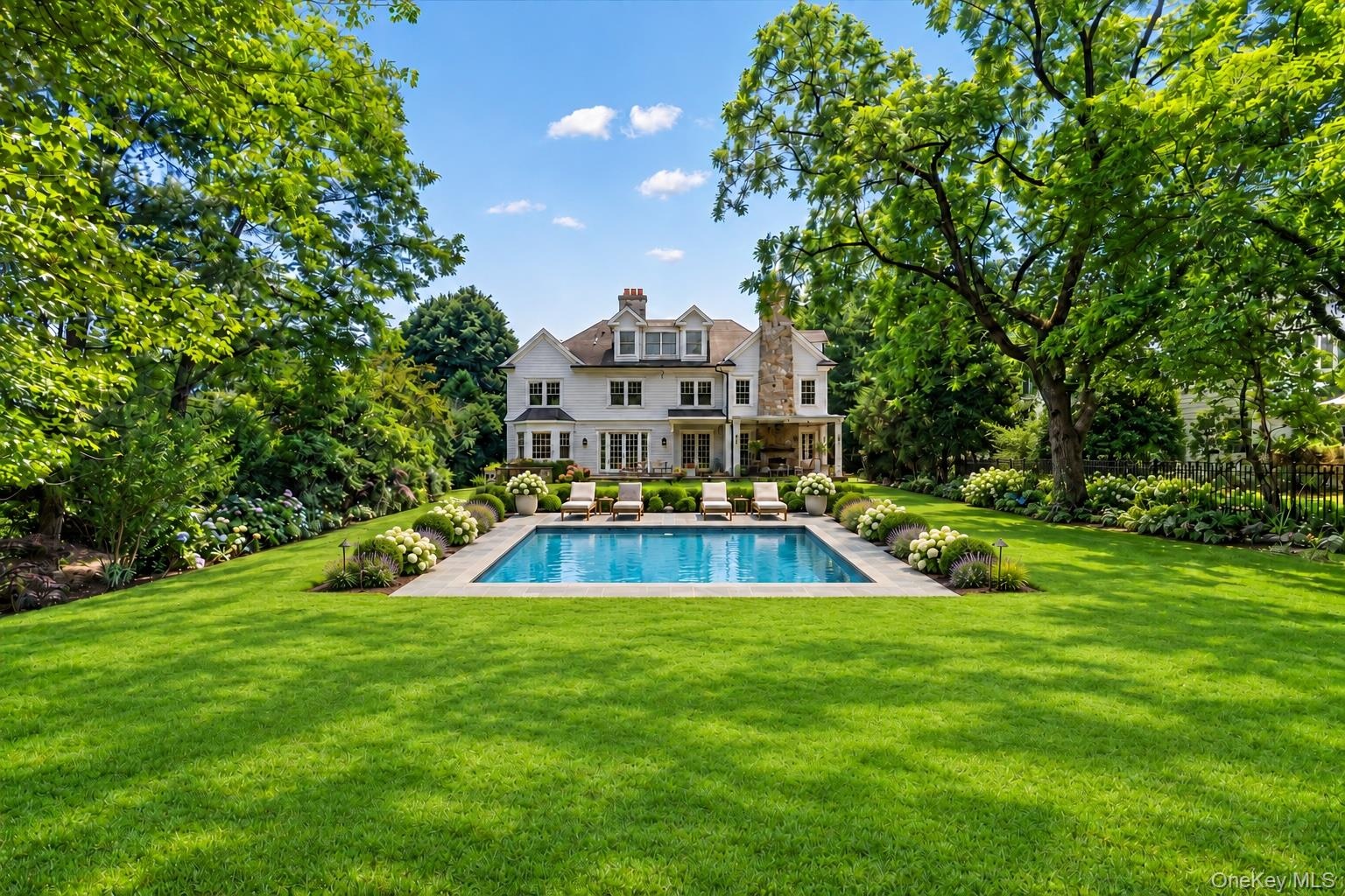 *Rendering of backyard with Pool*