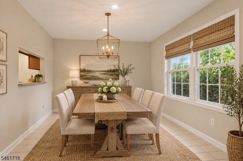 Dining Room Virtually Staged