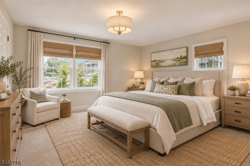 Primary Bed Virtually Staged
