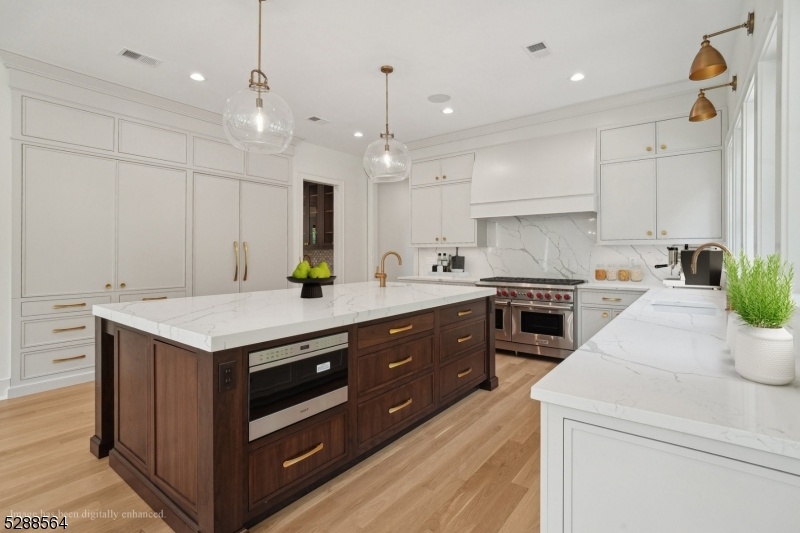 Staged kitchen