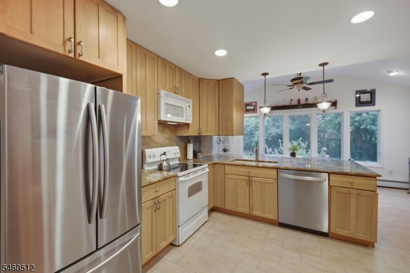 Kitchen open to Dining
