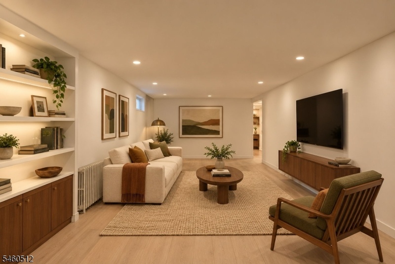 Basement Virtual staged Rec