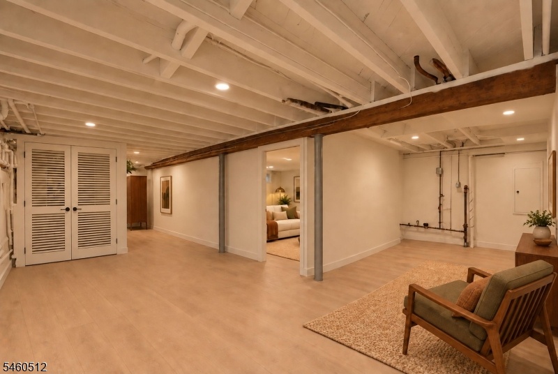 Basement Virtually staged
