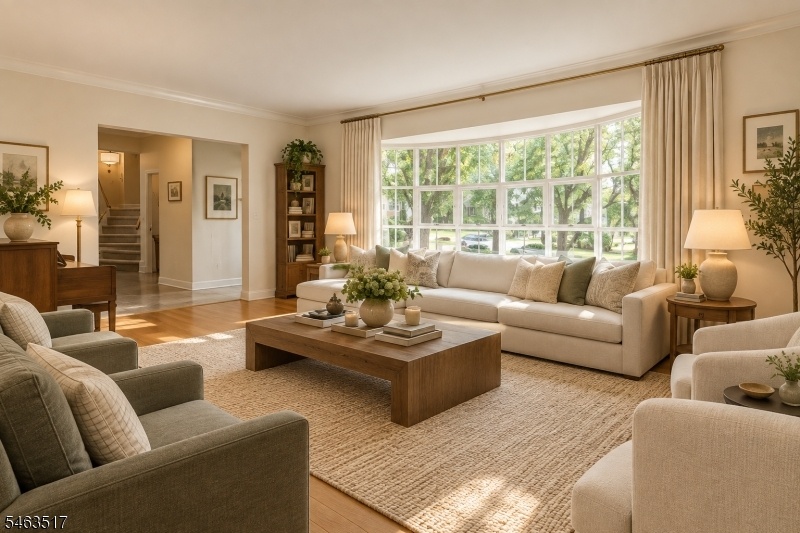 Living Room Virtually Staged