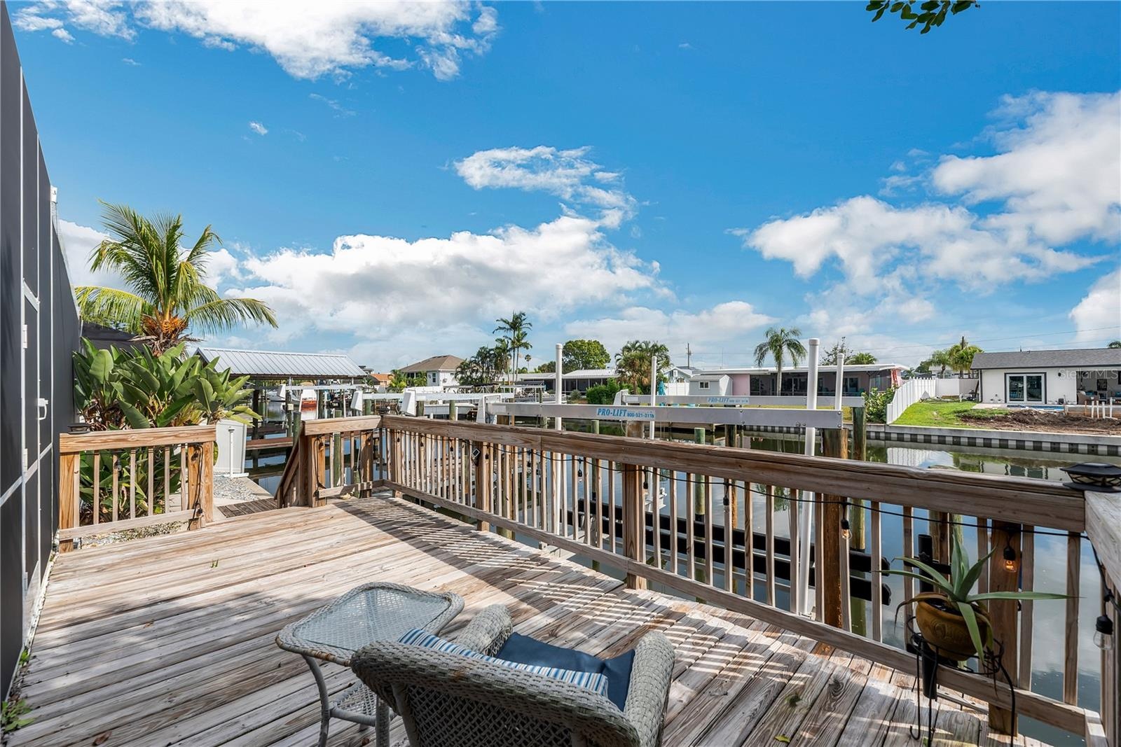 ideal space to relax, gather, and enjoy the waterfront setting.