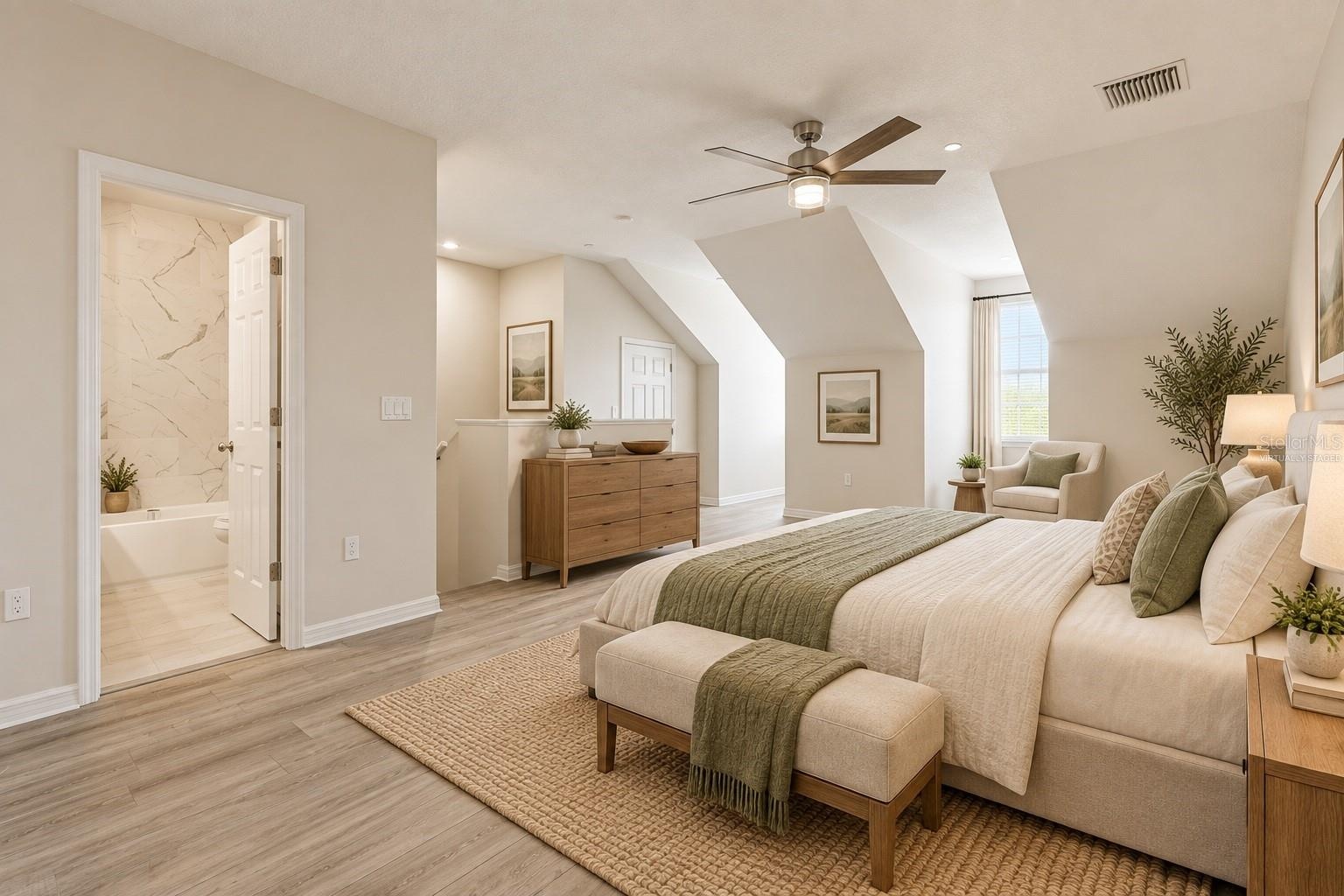 Third Floor Bedroom - Virtually Staged
