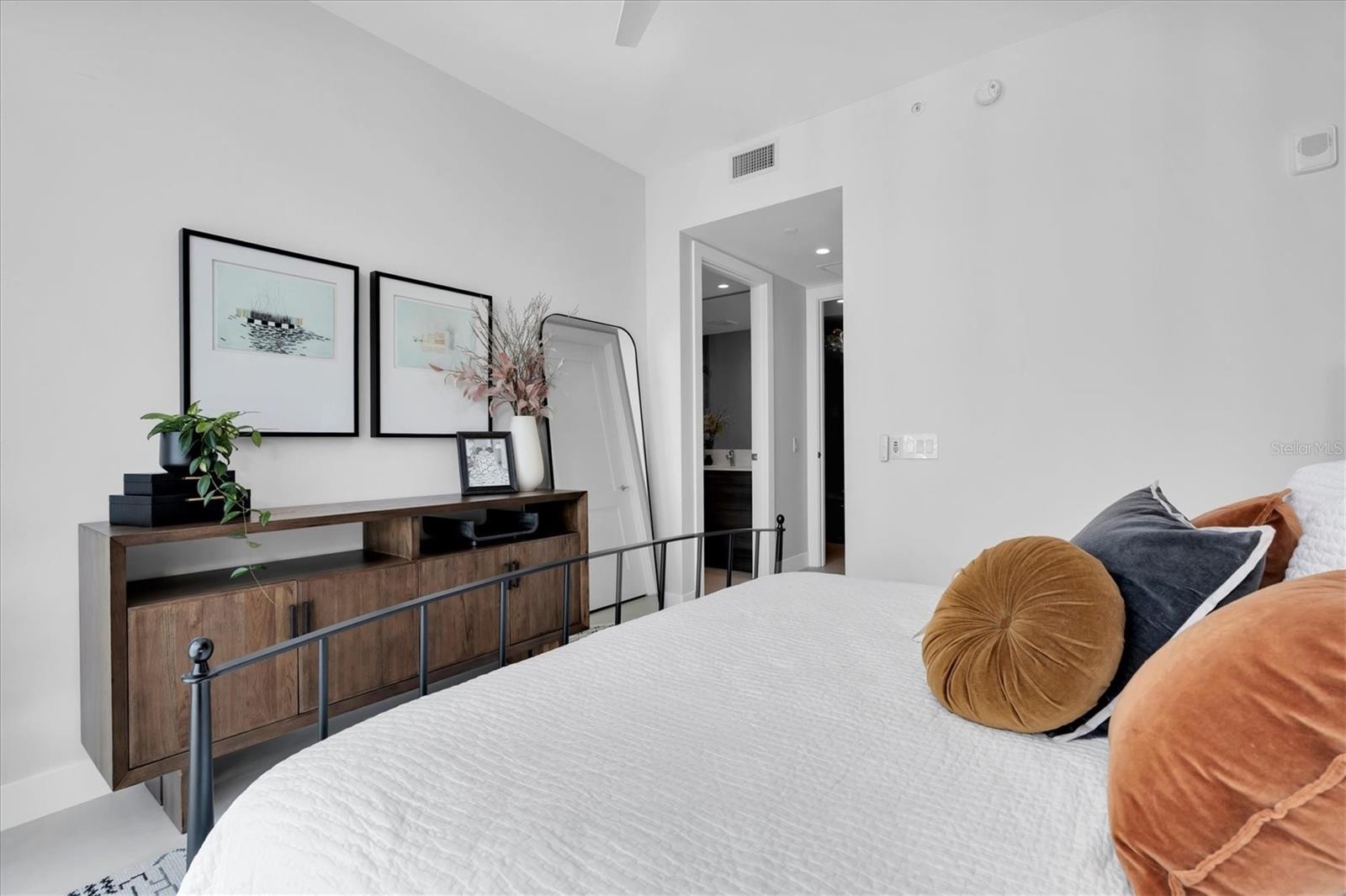 Light-filled guest suite.