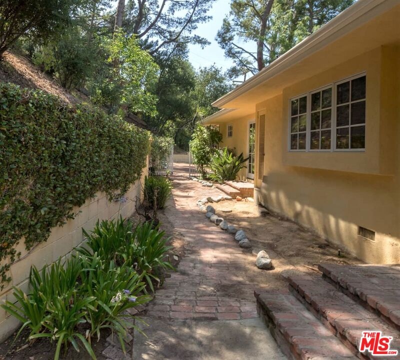Back of property walkway.