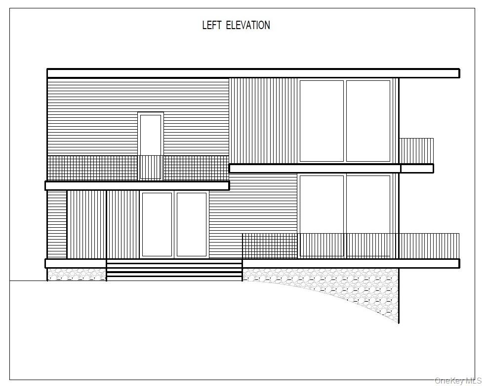 Left elevation.