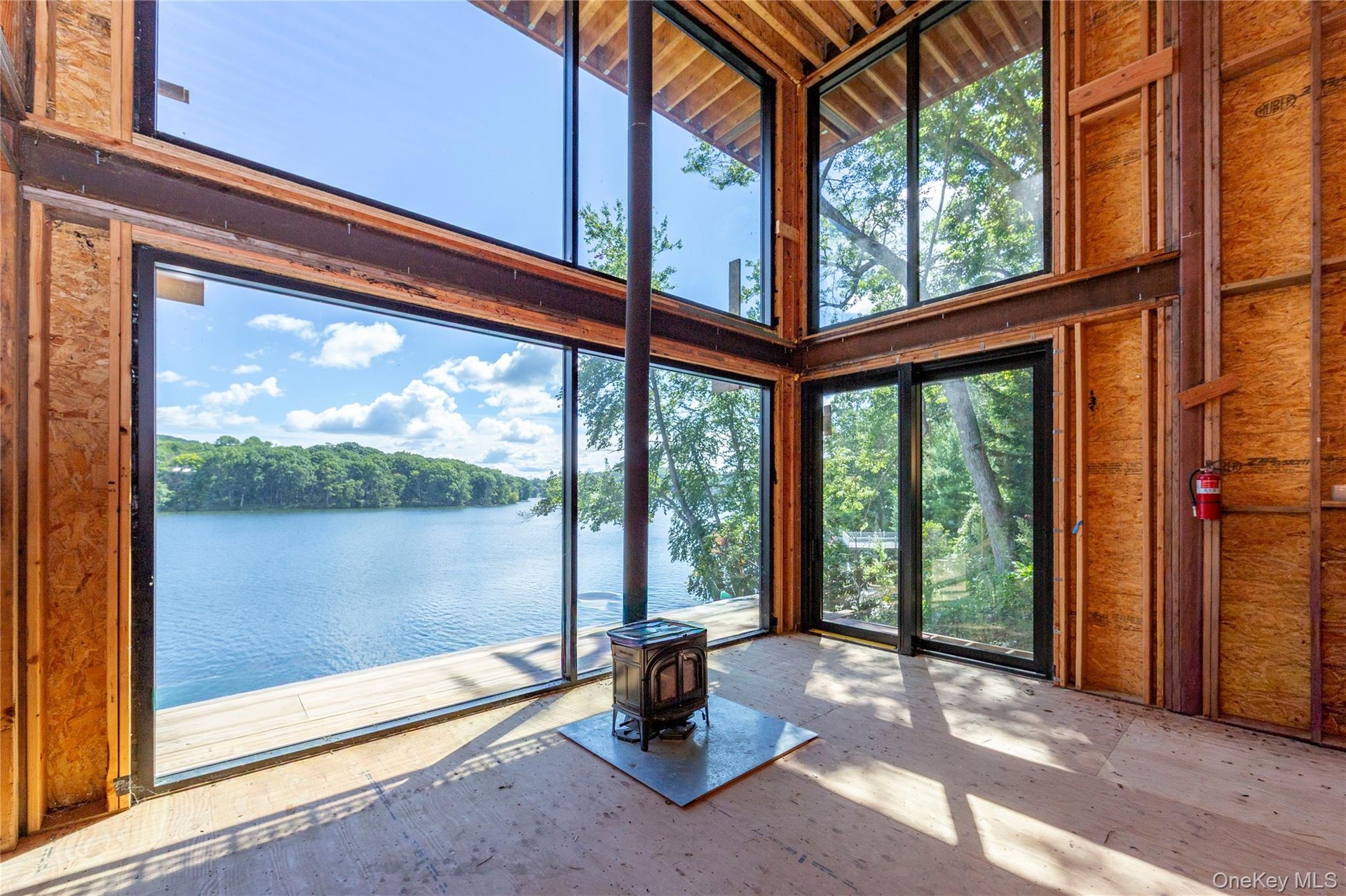 Framing ever-changing views of Whaley Lake from sunrise through sunset.