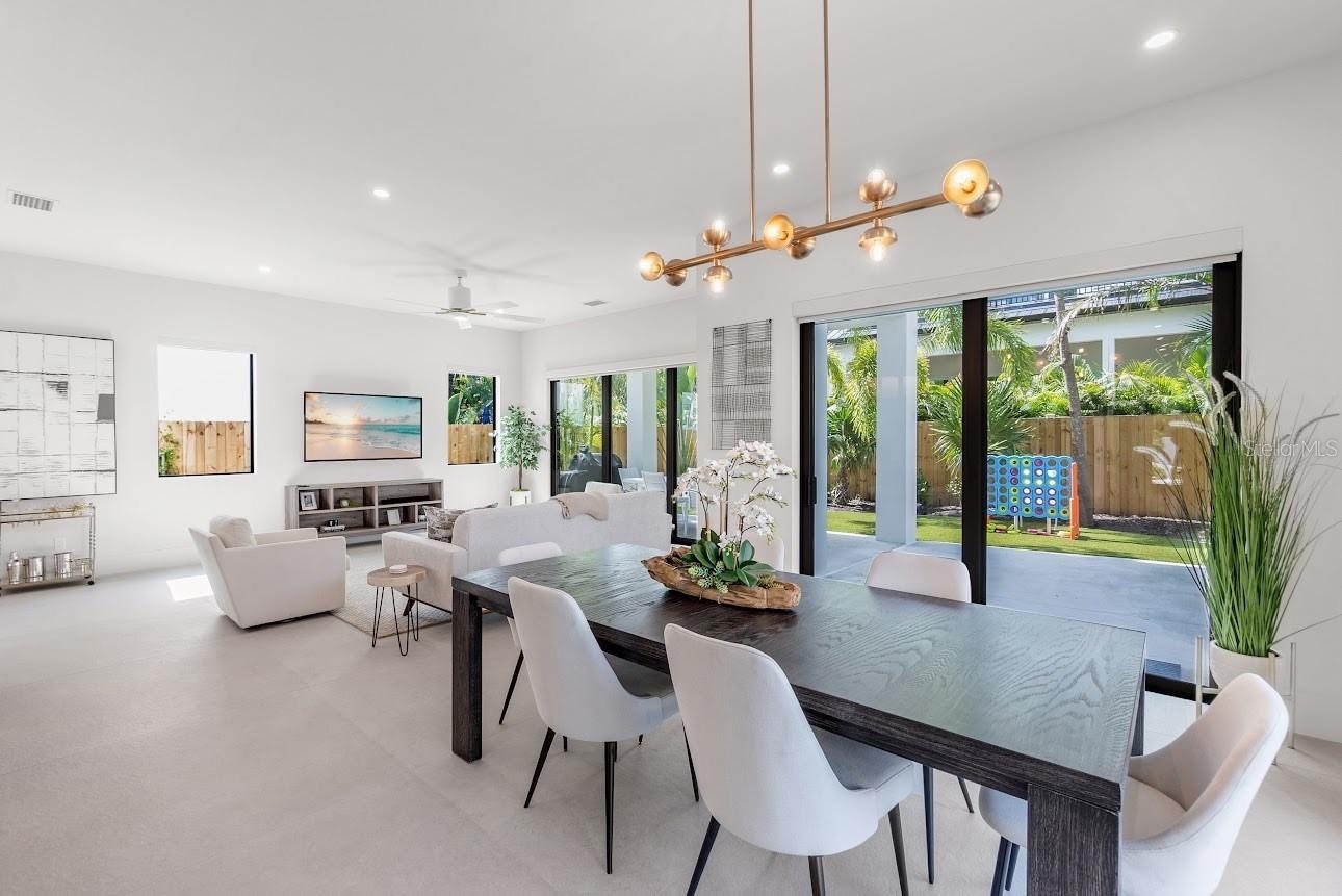 Kitchen, Living, Dining