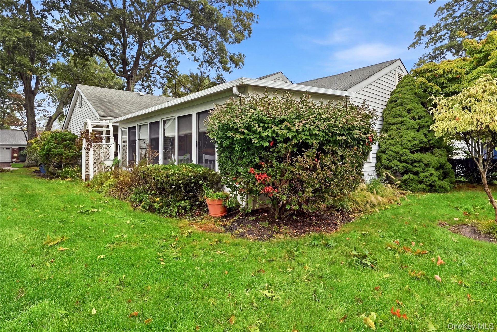Rear of home