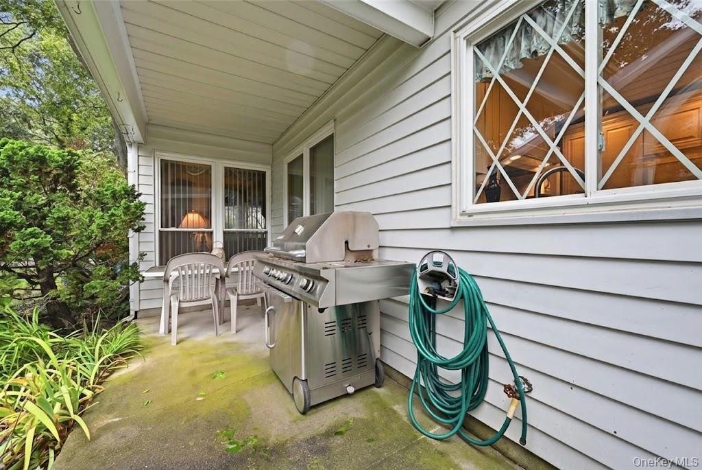 Partial covered patio and Grilling area