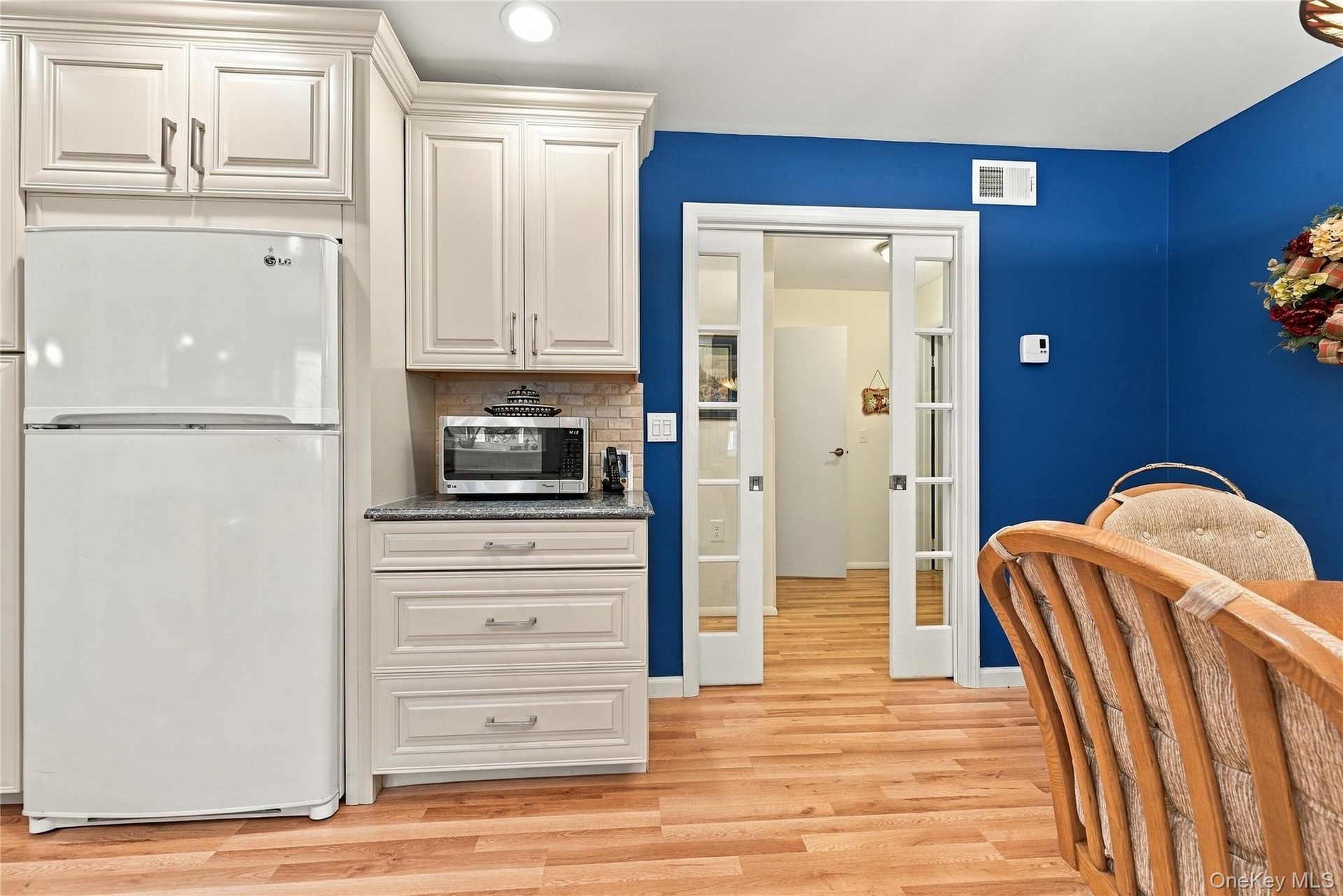 Custom kitchen with pull outs , Pot drawers, corner Lazy Susan and more .