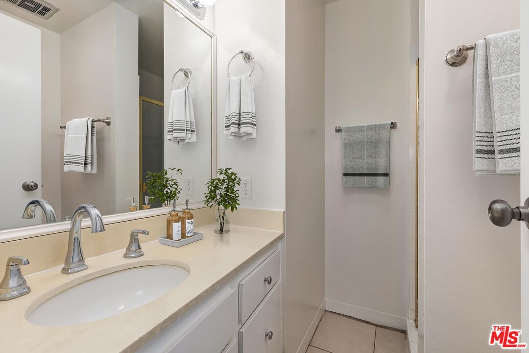Virtually Staged Guest Bathroo