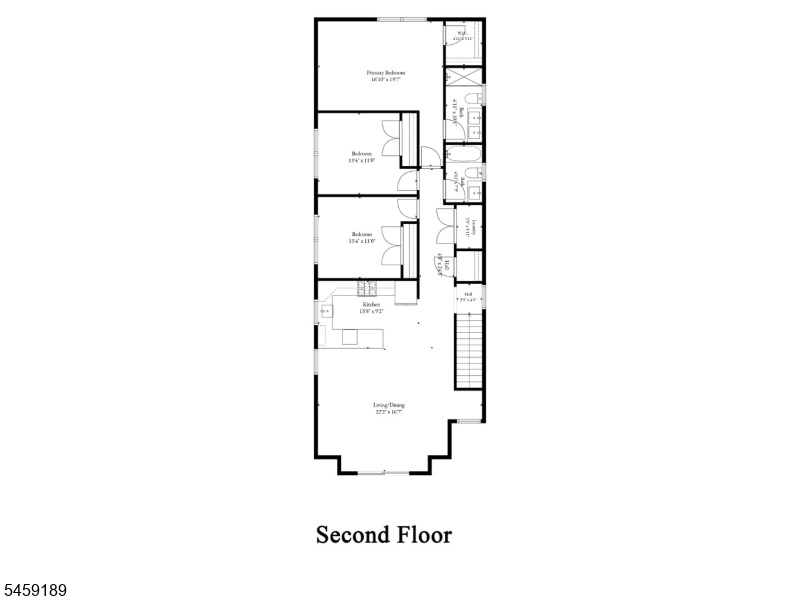 Second floor floor plan