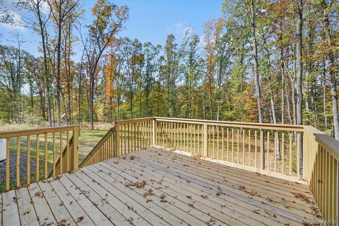 View of deck