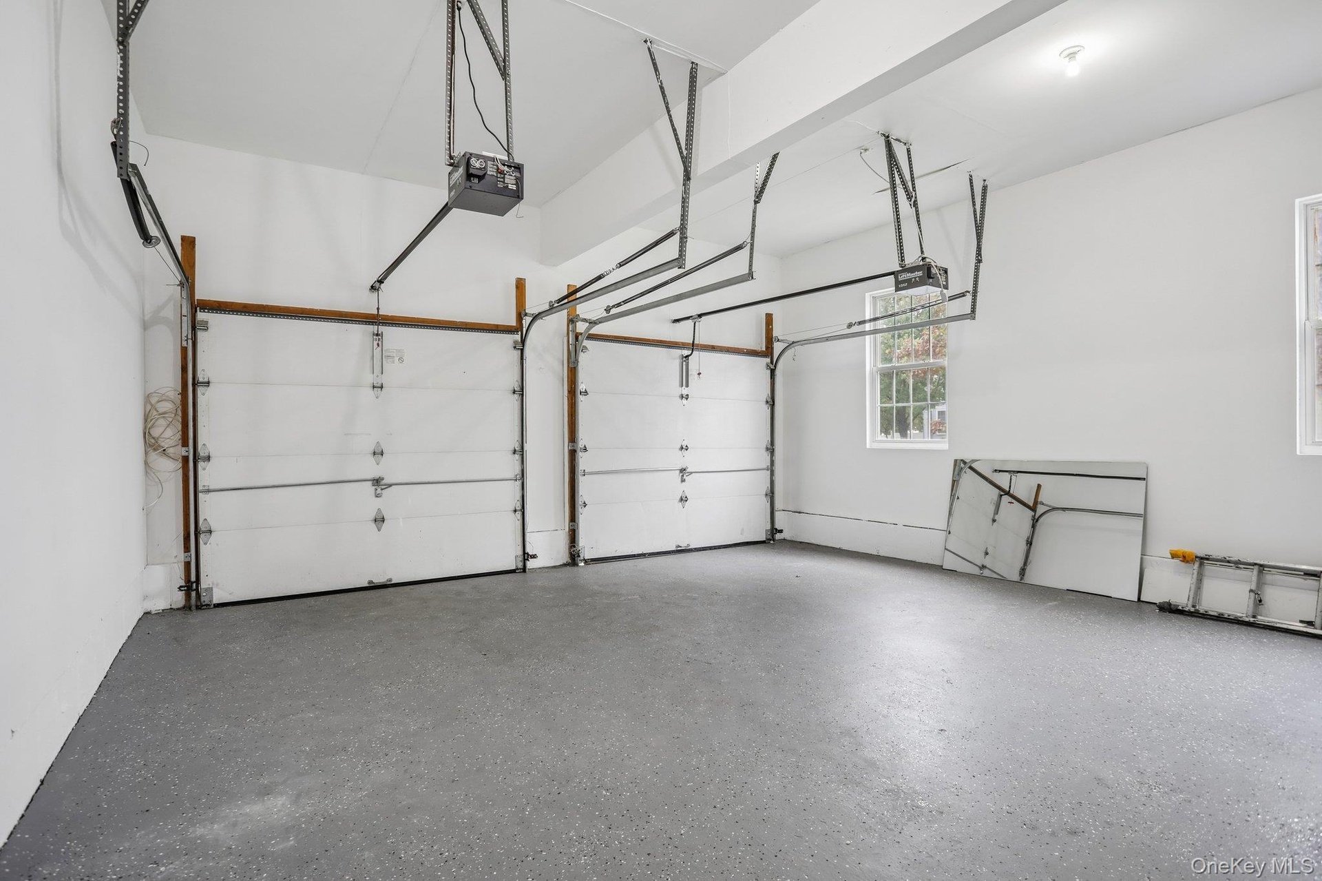 Clean 2-car garage