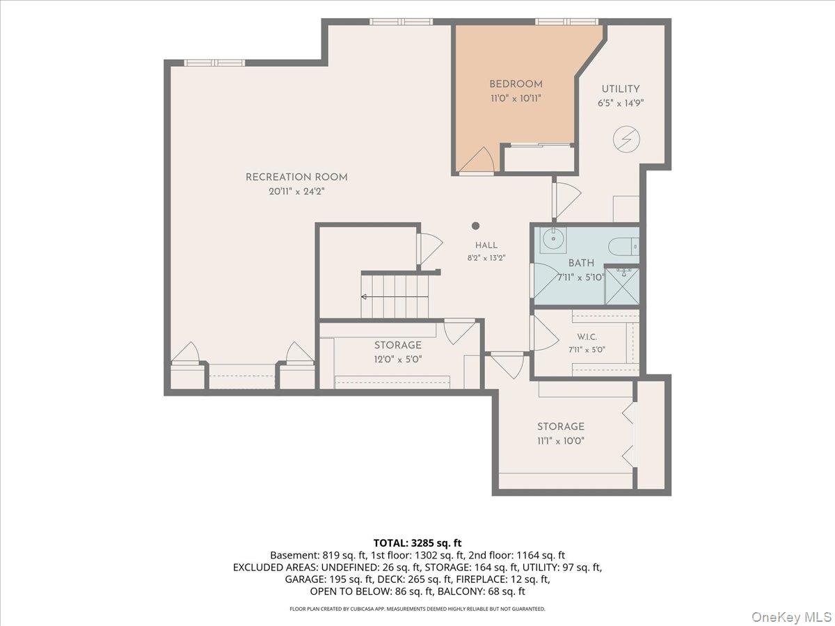 Lower level Floor Plan