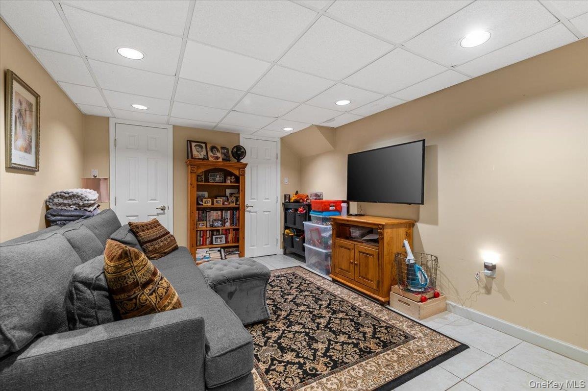 Finished Basement with Laundry and Storage