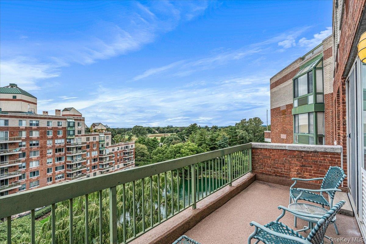 Balcony Terrace with Spectacular Pond & Golf Course Views
