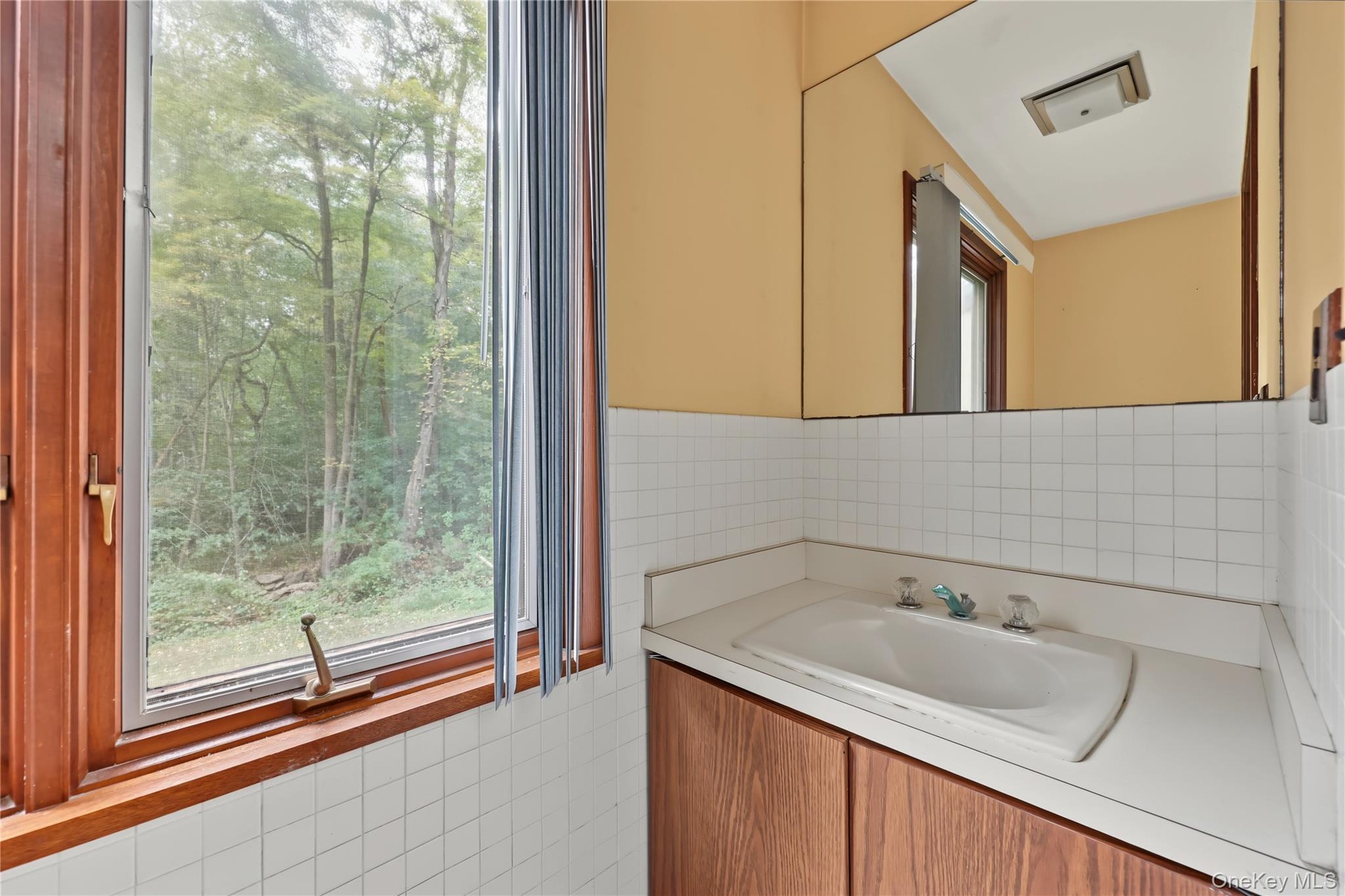 This is the powder room behind the kitchen