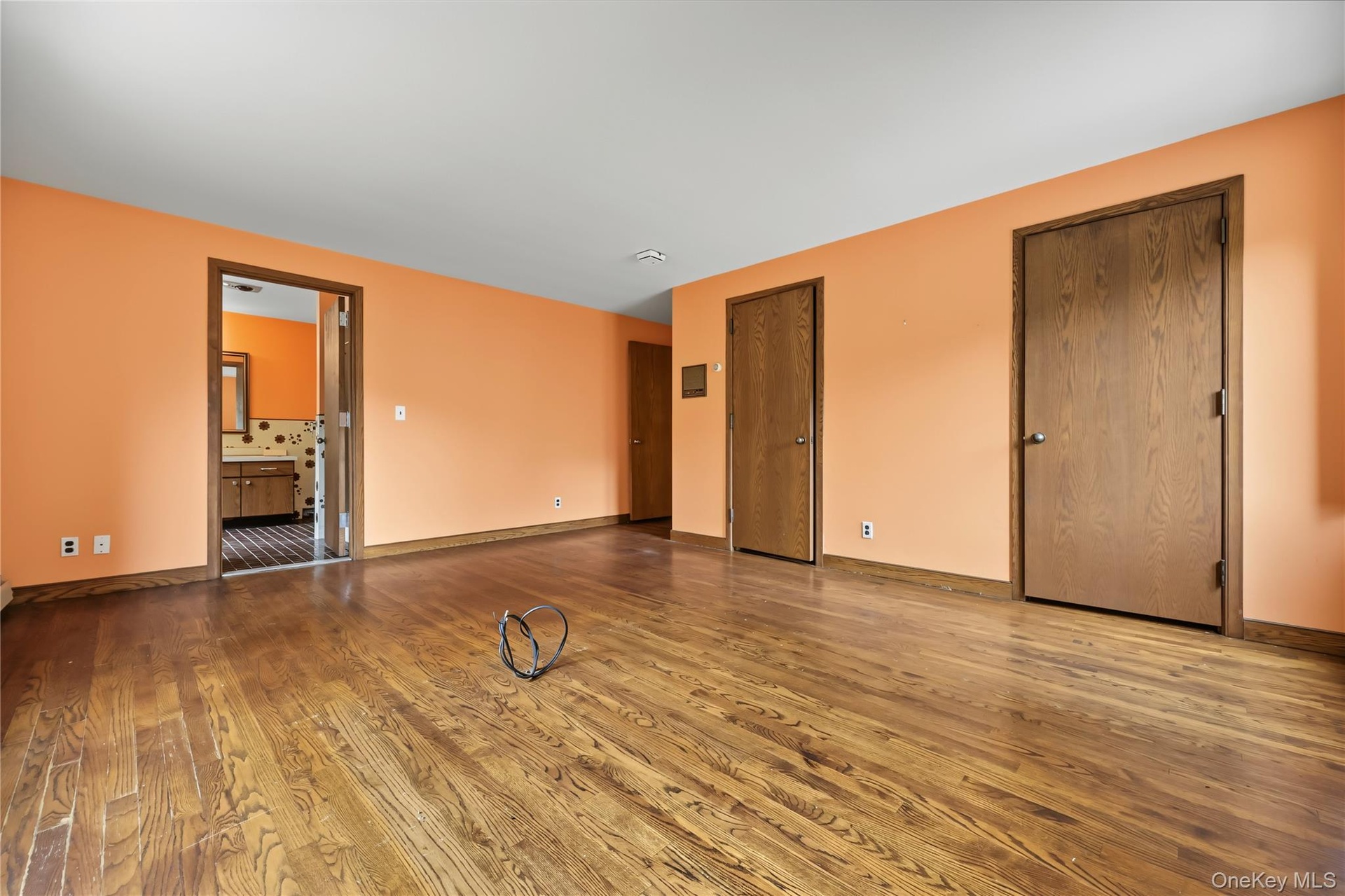 Another view with the primary bath on the left.