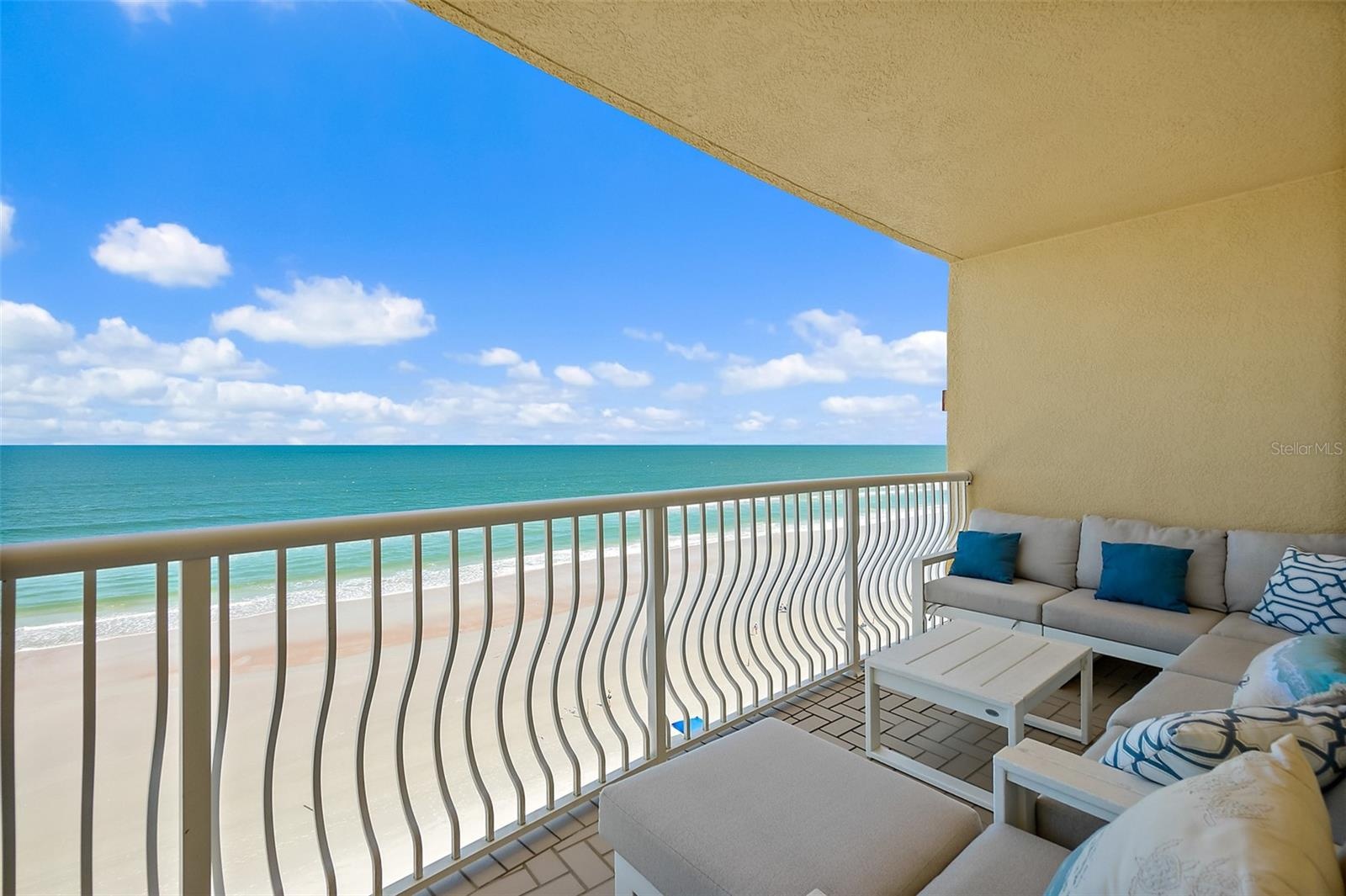 Oceanfront balcony