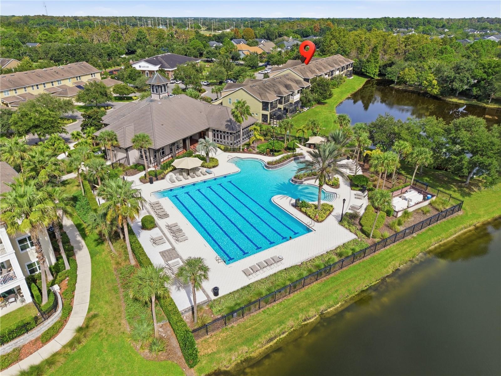 Clubhouse and pool
