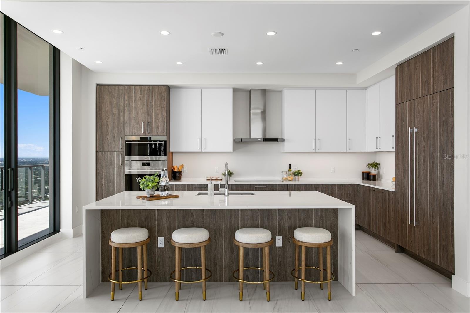 High-end Appliances, Quartz Counters and European Cabinetry