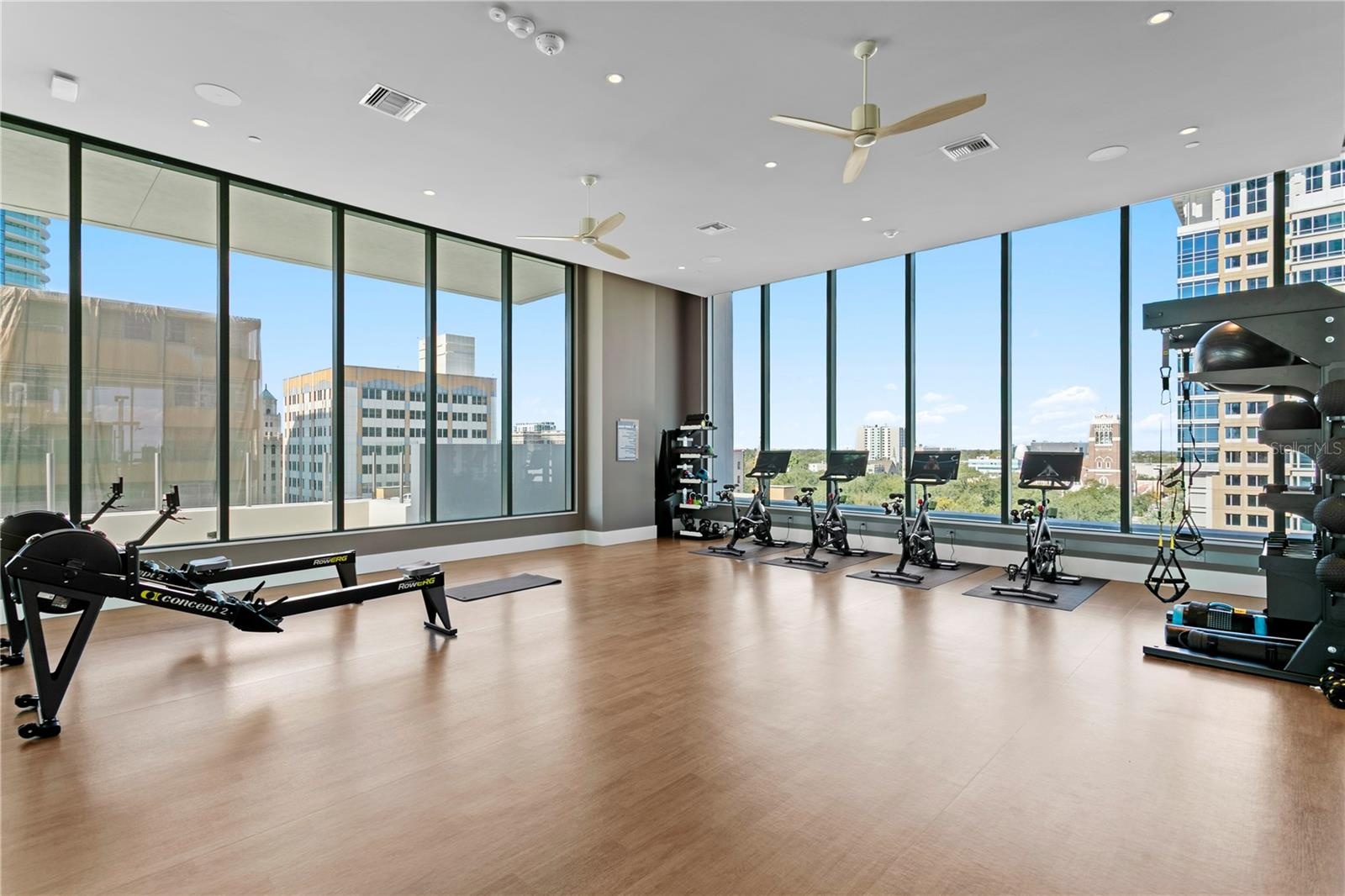 Spin, Yoga and Group Fitness Room