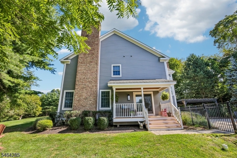 Side view with covered porch
