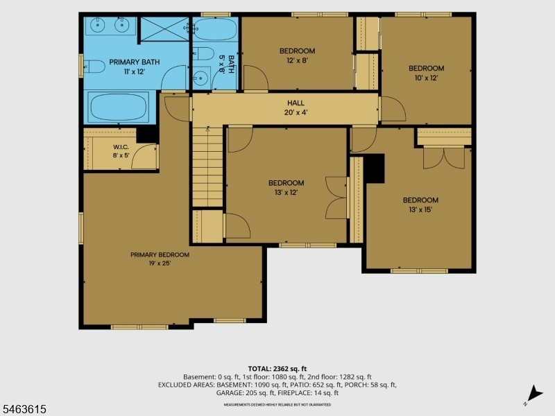 Floorplan Second Floor