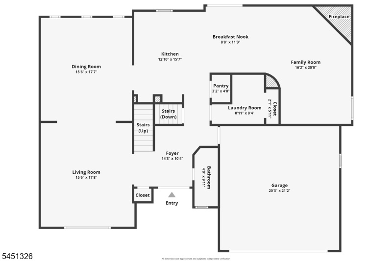 Upsatirs floor plan