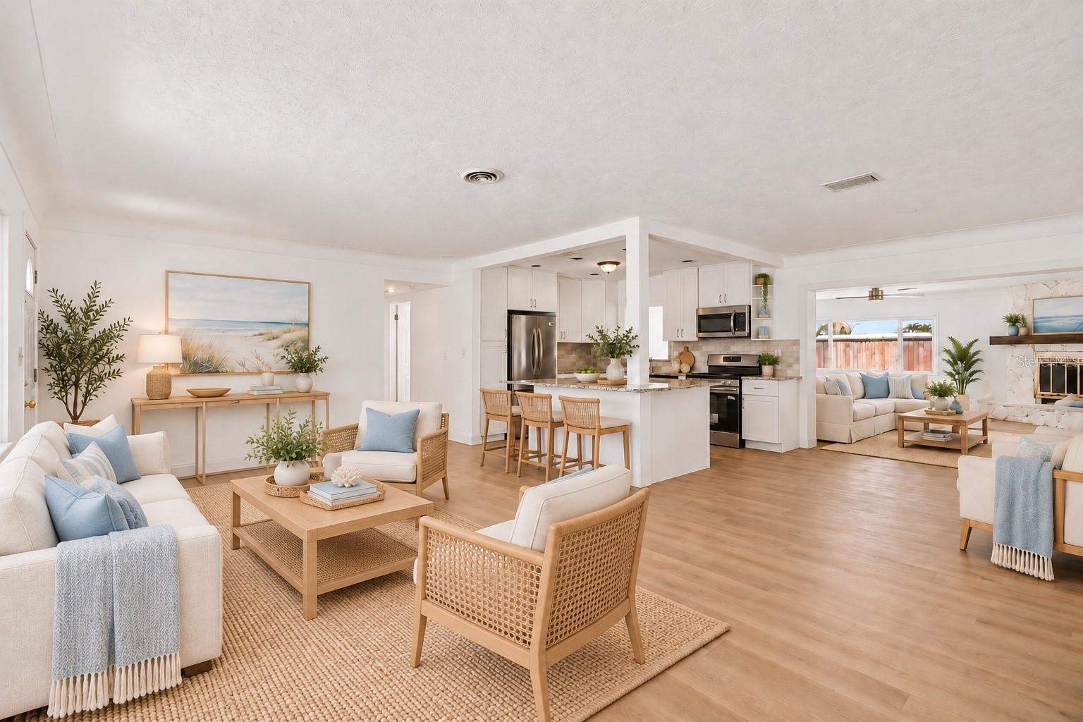 All furniture photos have been digitally staged