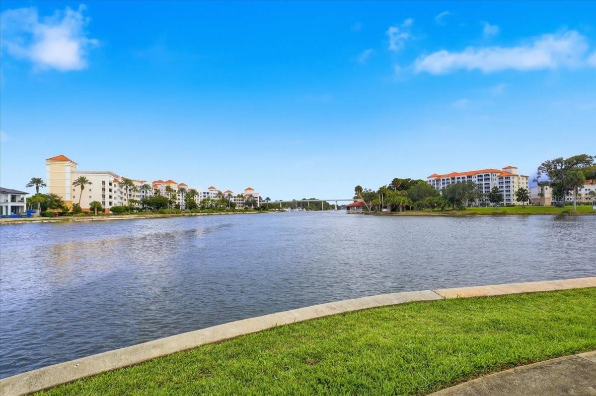 Views of the Intracoastal waterway from the community park