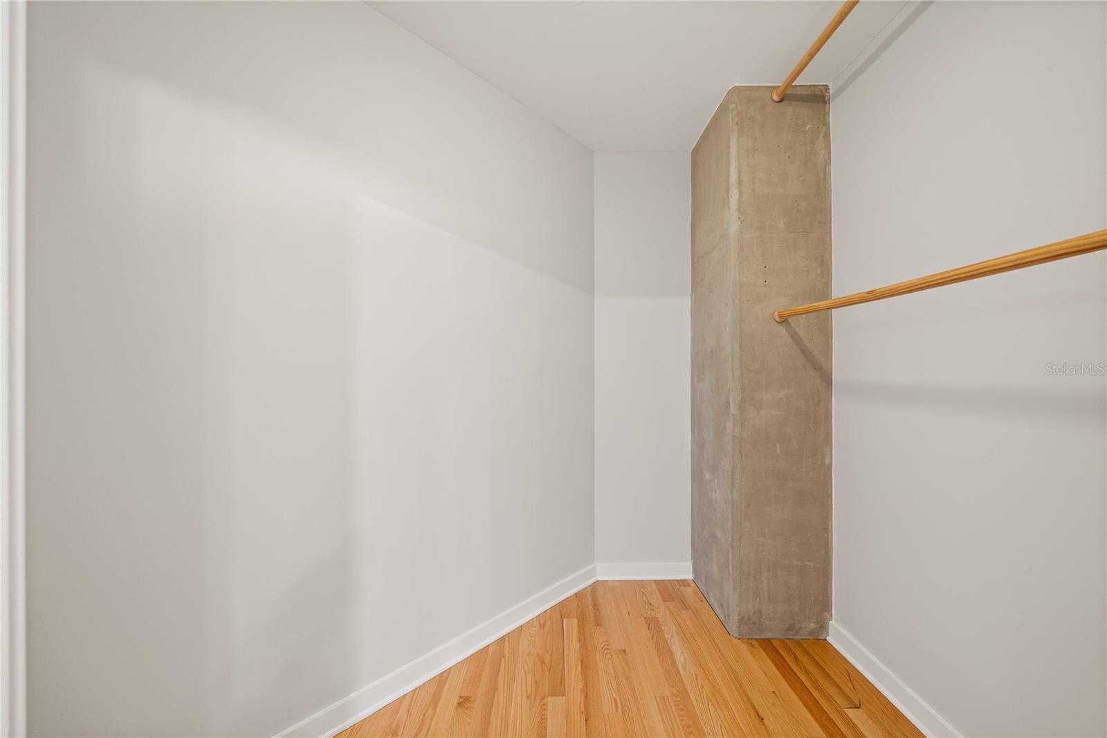 Master walk-in closet