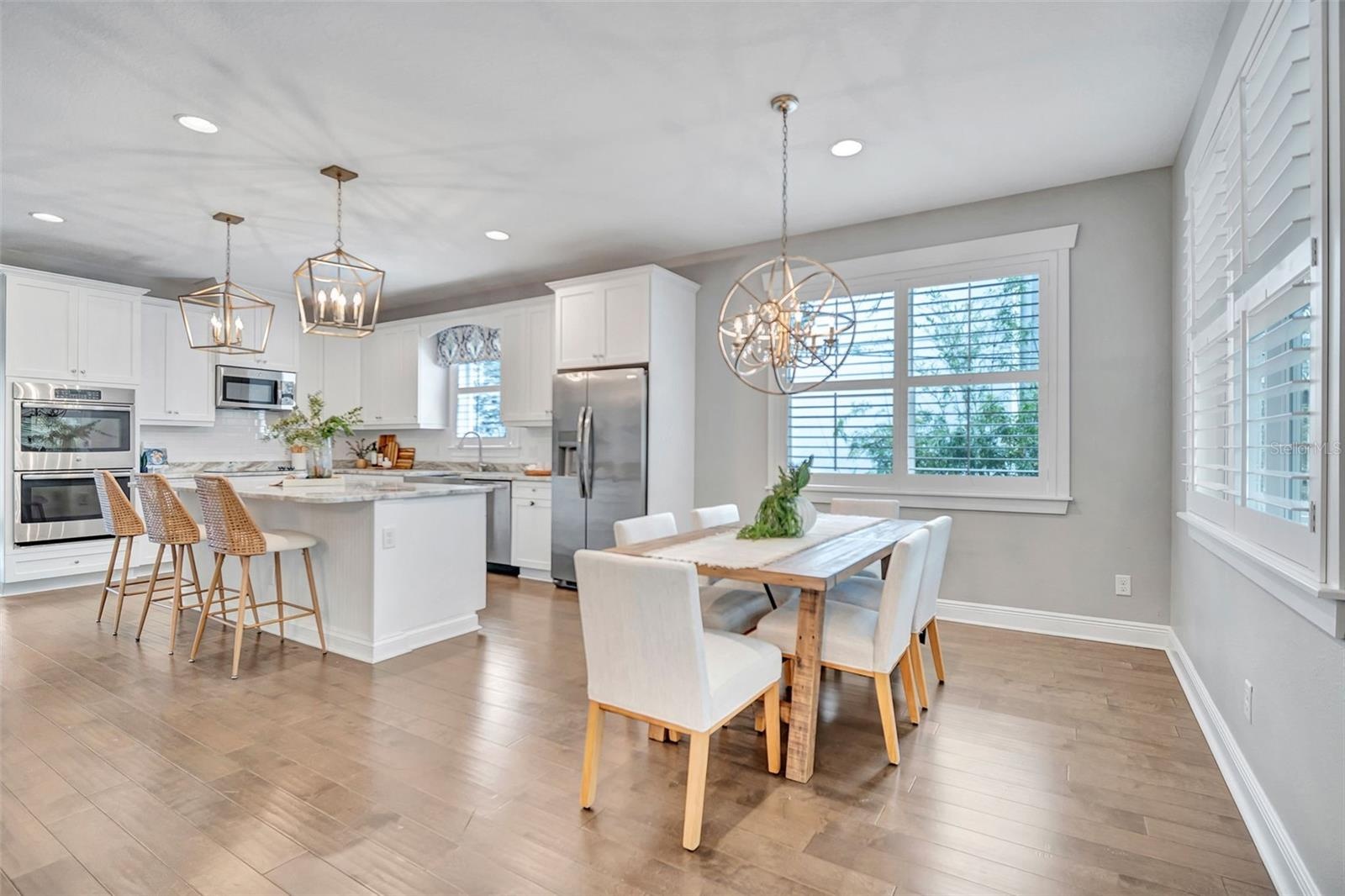Dining/Kitchen Staged