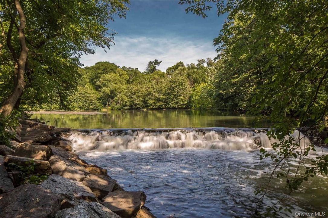 Bronx River Pathway waterfalls.