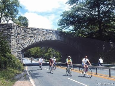 Enjoy bicycle Sundays on the the Bronx River Parkway.