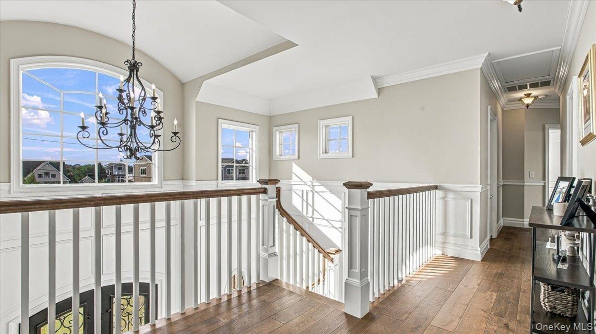 Bright second floor landing