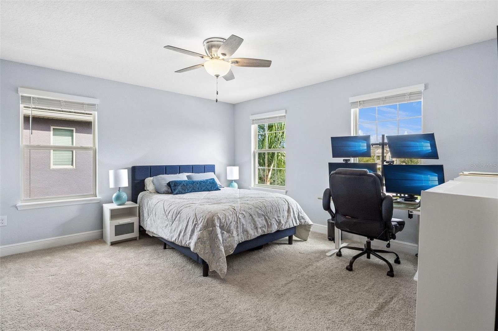 Bedroom 3 with HUGE Walk in Closet