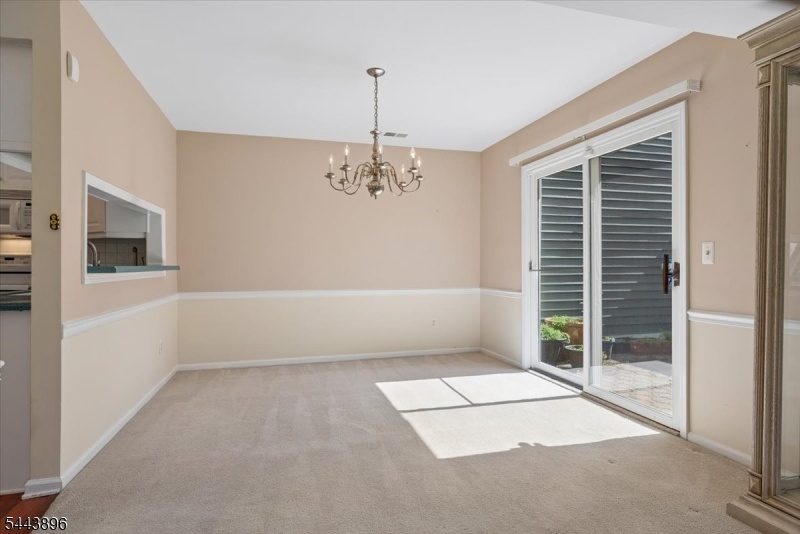 Dining Area w/ Slider to patio