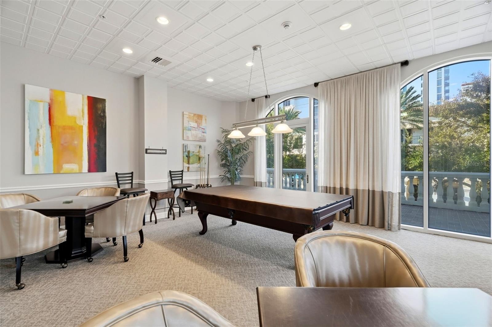 Pool/Card Room - 2nd Floor