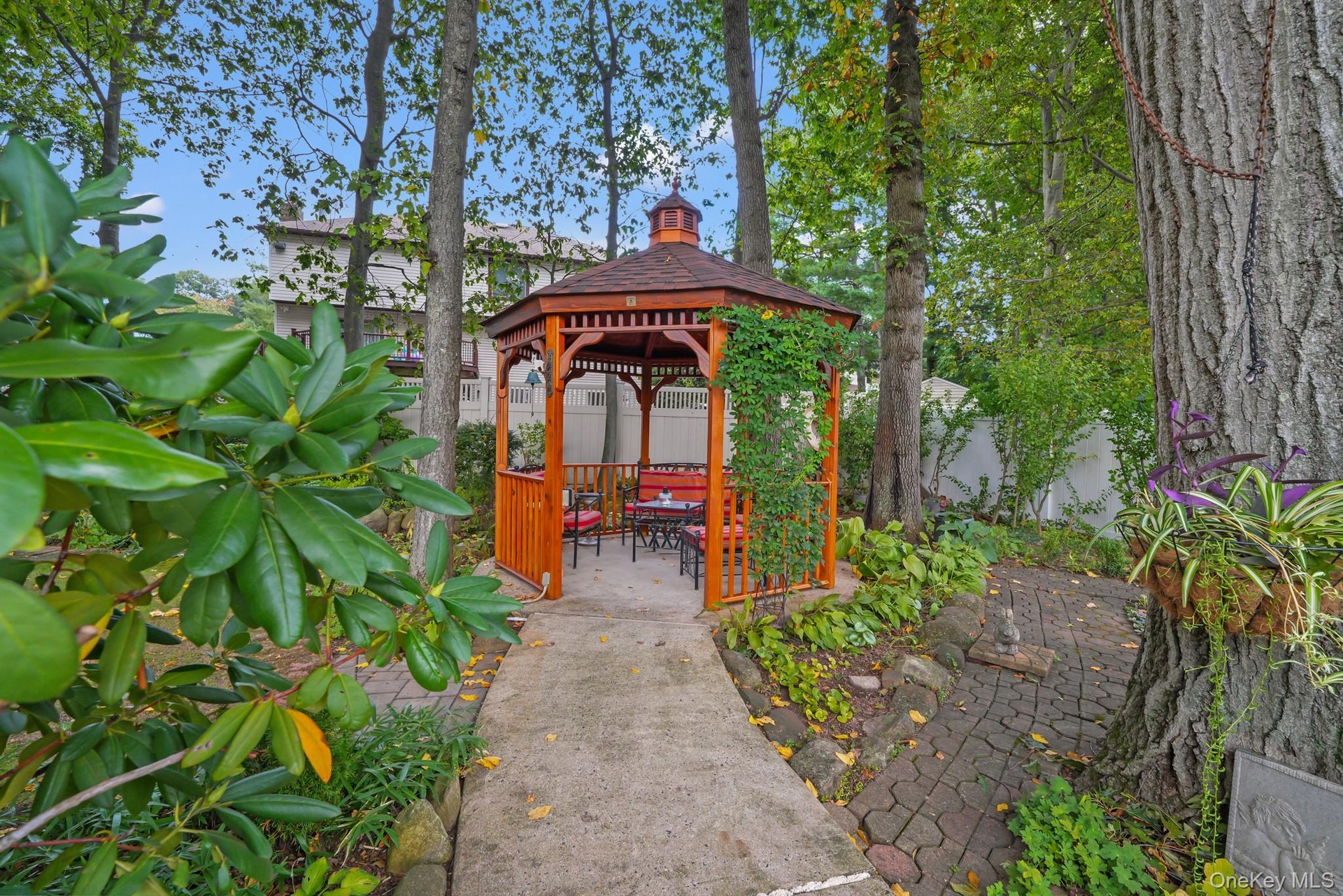 Gazebo with lighting