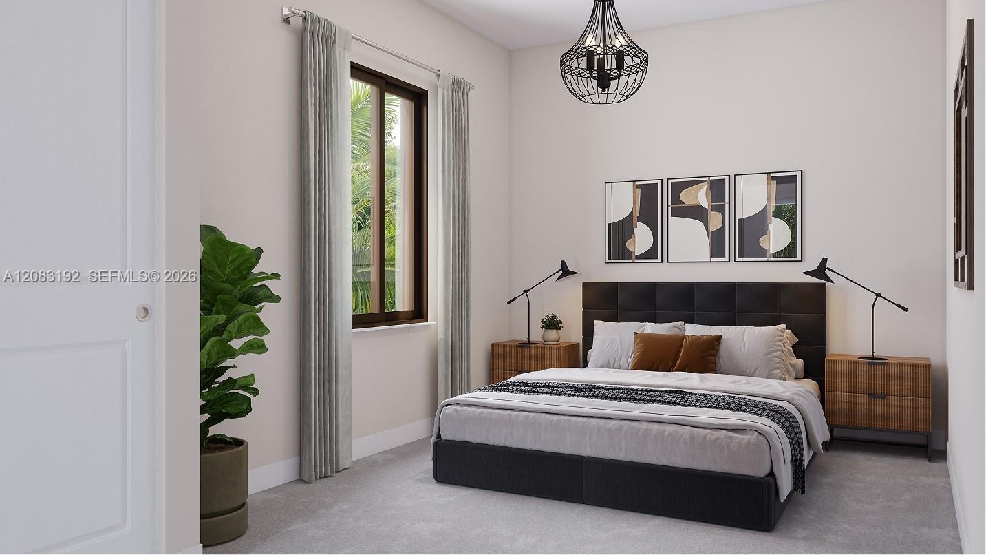 Located in a corner on the first floor, this bedroom suite offers privacy and personal space for relaxation. It includes a practical closet and an adj