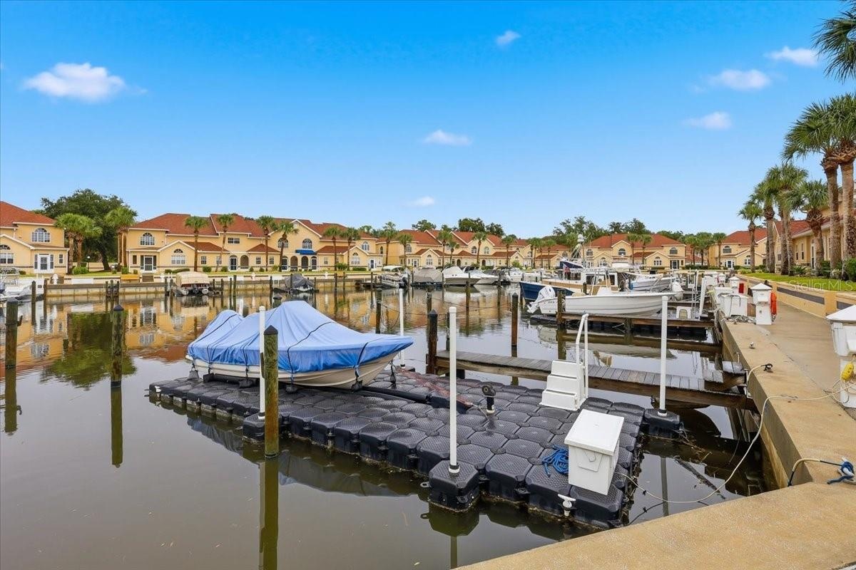 Private remotely inflatable jet dock available tto be purchased separately